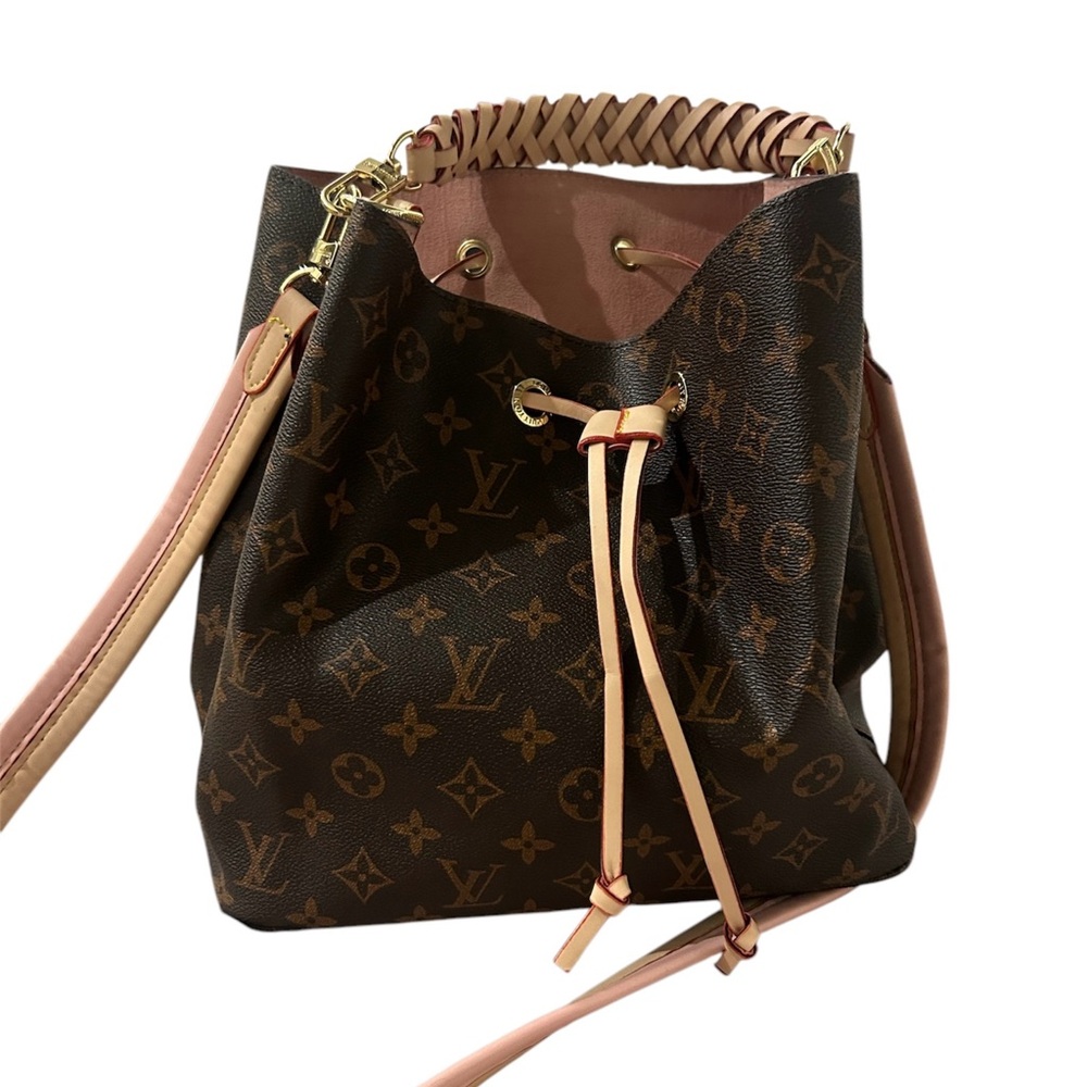 Louis Vuitton Monogram NeoNoe Braided Strap MM shoulder bag